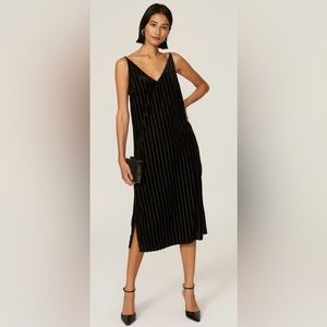 Adam Lippes Collective burnout velvet cami dress